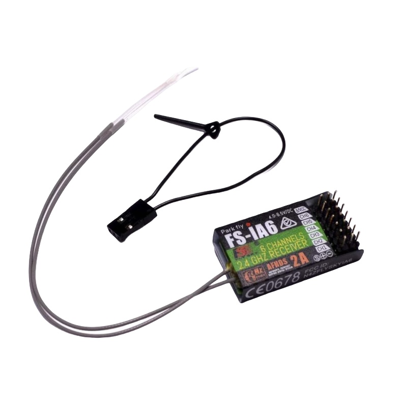 Flysky FS-IA6 レシーバー 6CH デュアルアン - Drone Racing Receiver のレビューと価格